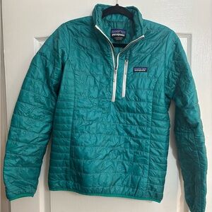 Patagonia W's Special Edition Nano Puff® Quilted Quarter Zip Pullover Jacket